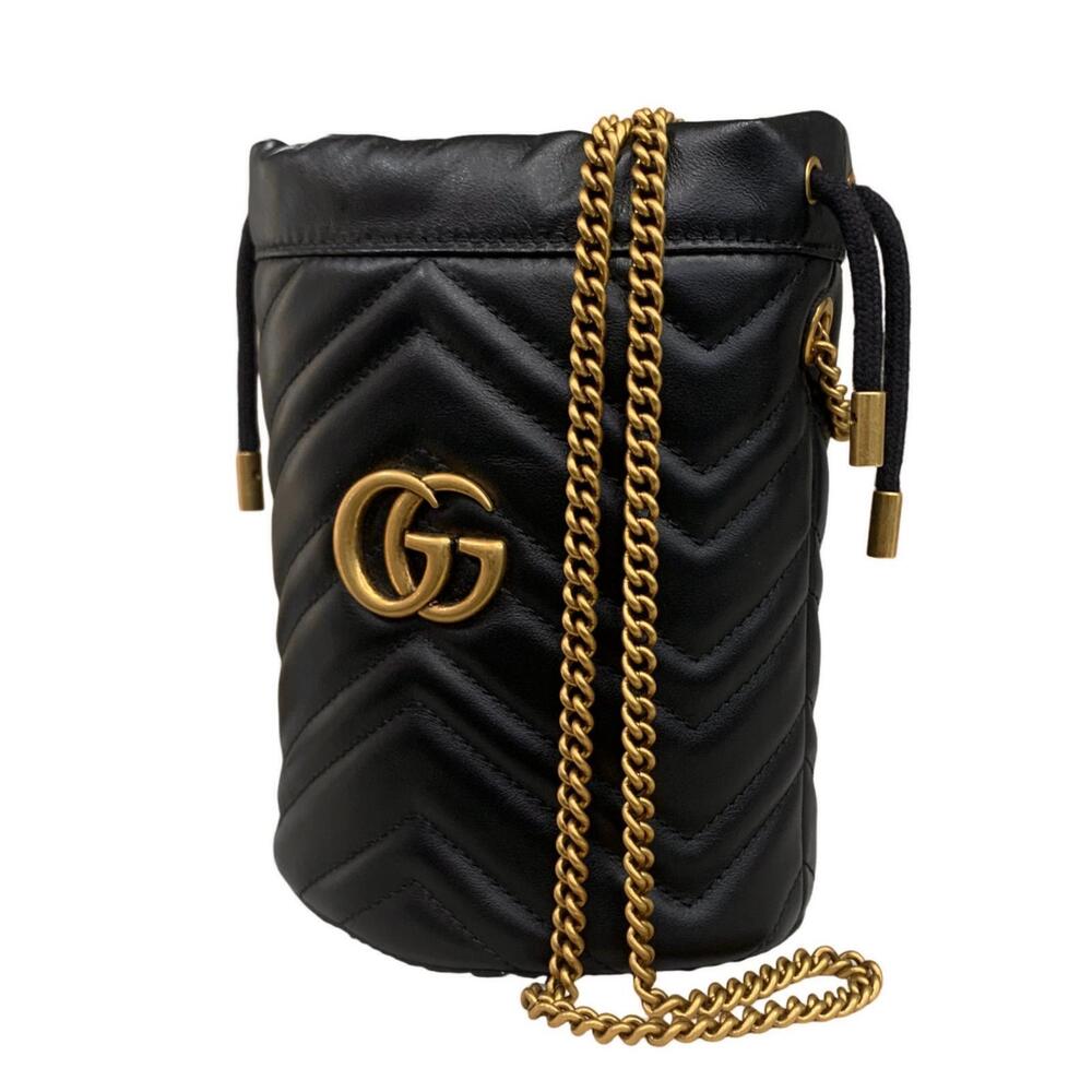 Gucci Bucket Bag Shoulder Black